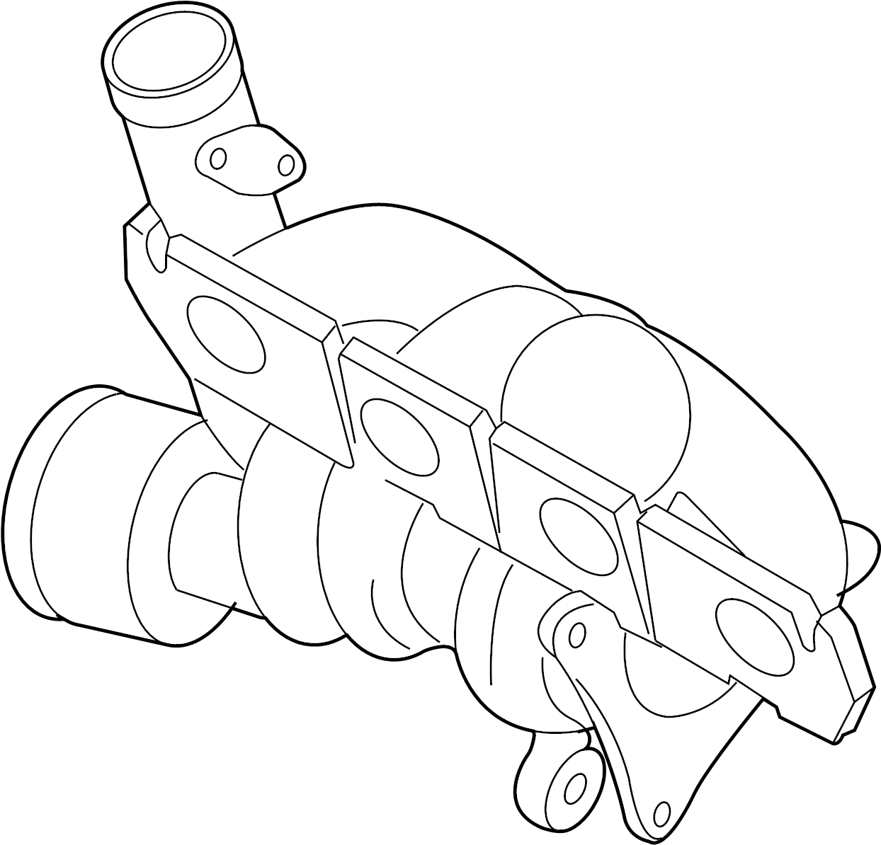 Exhaust Manifold 06J-145-722-BX - View 5