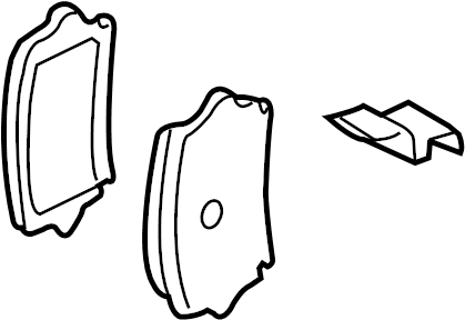 Brake Lining 5K0-698-451-D - View 2