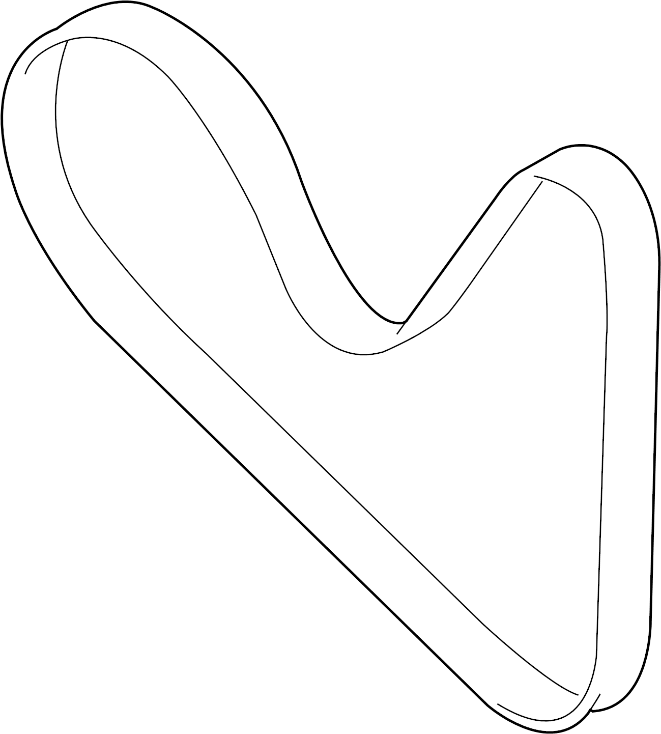 Serpentine Belt 022-145-933-AP - View 16