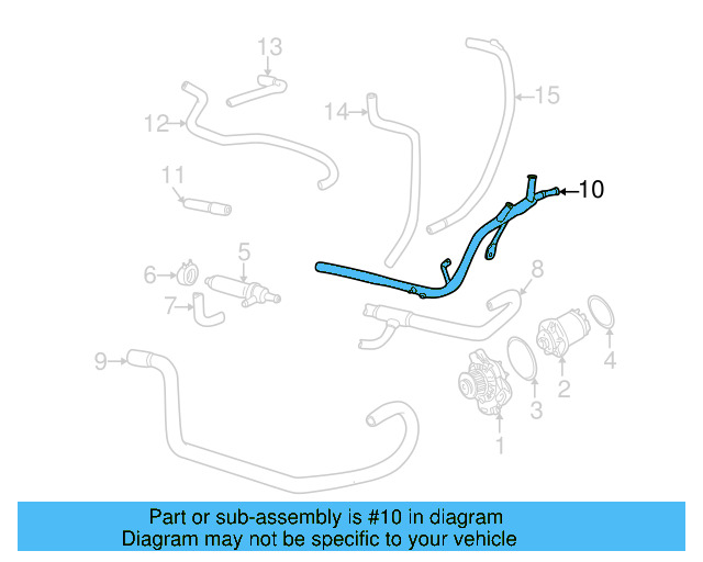 Water Pipe 022-121-050