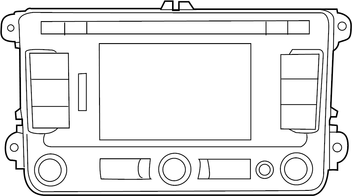 AM/FM CD 1K0-035-274-EX - View 2