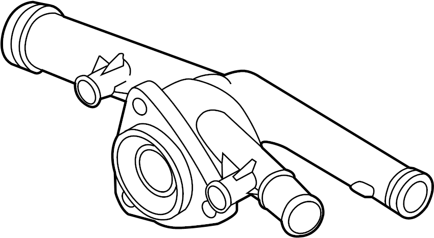 Thermostat Housing 03H-121-117-B - View 2