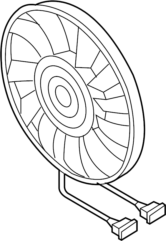 Fan & Motor 1K0-959-455-EA - View 2
