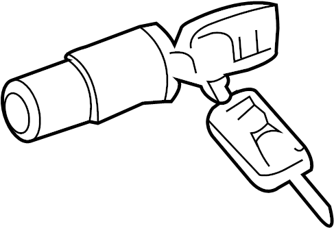 Ignition Cylinder 1T0-905-855-A - View 12