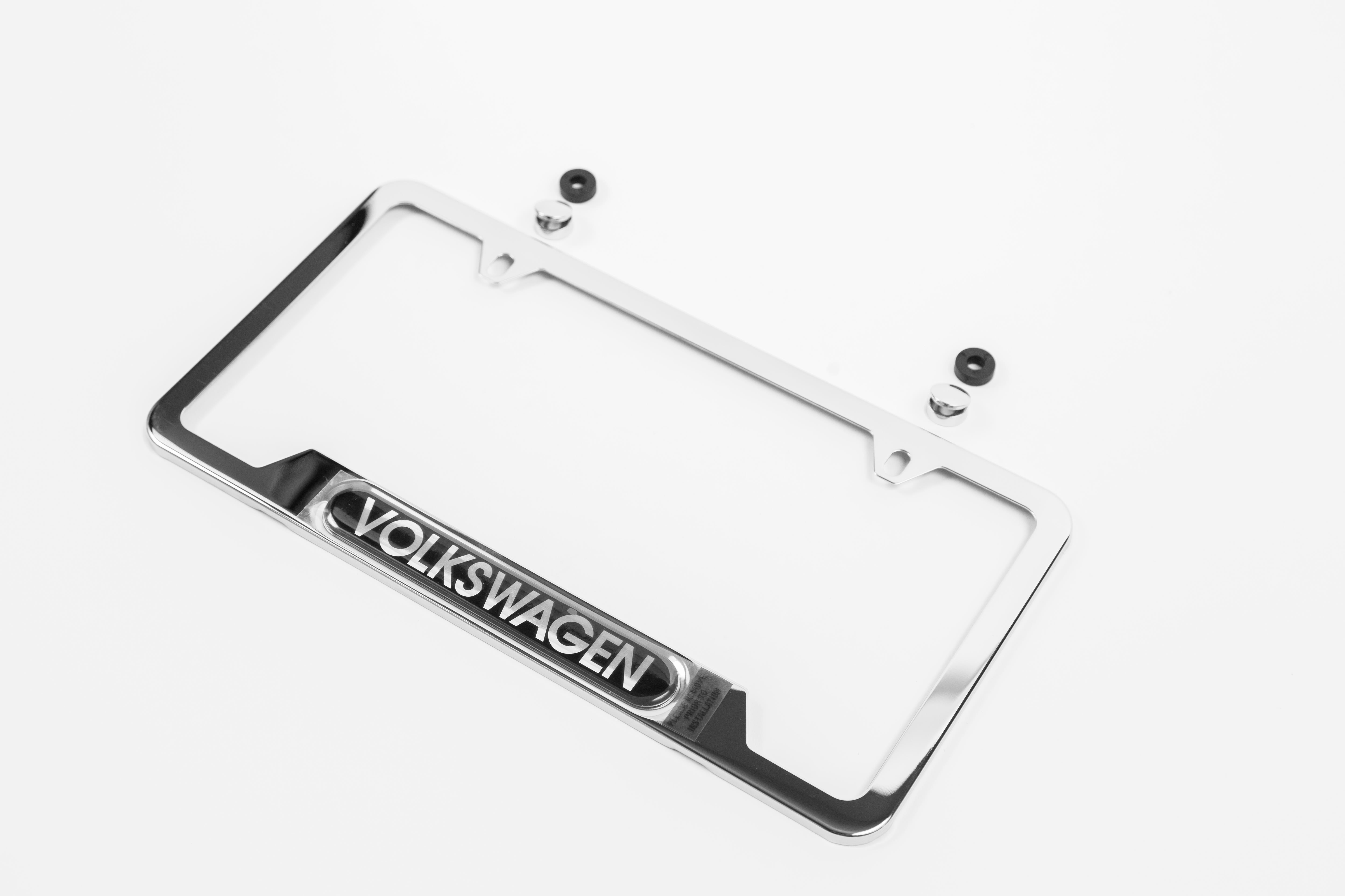 License Plate Frame, Volkswagen 5C0-071-801-P - View 3