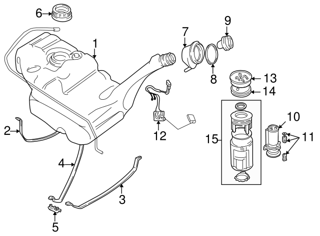 Fuel Pump Assembly 1HM-919-051-M