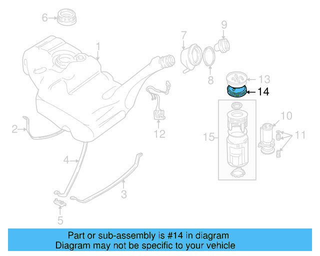 Seal 1J0-919-133-A - View 19