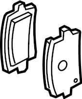 Brake Pads Rear 7N0-698-451-A - View 4