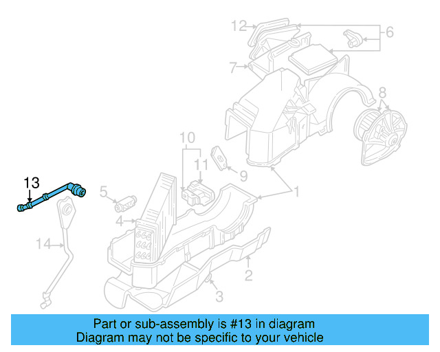 Drain Pipe 7D0-820-124 - View 3