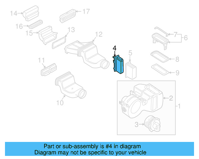 HVAC Heater Core 729-819-032