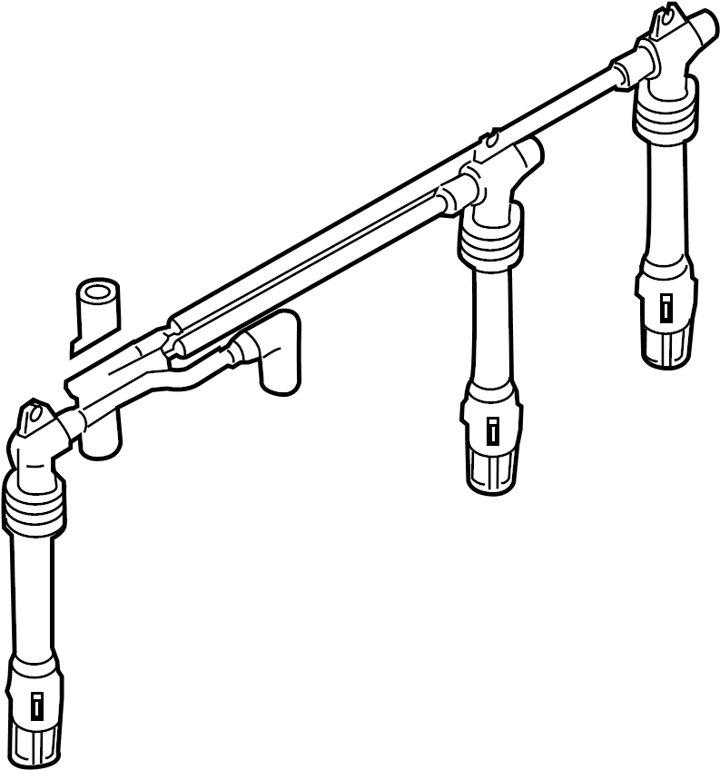 Spark Plug Wire Set 06A-905-409-L - View 2