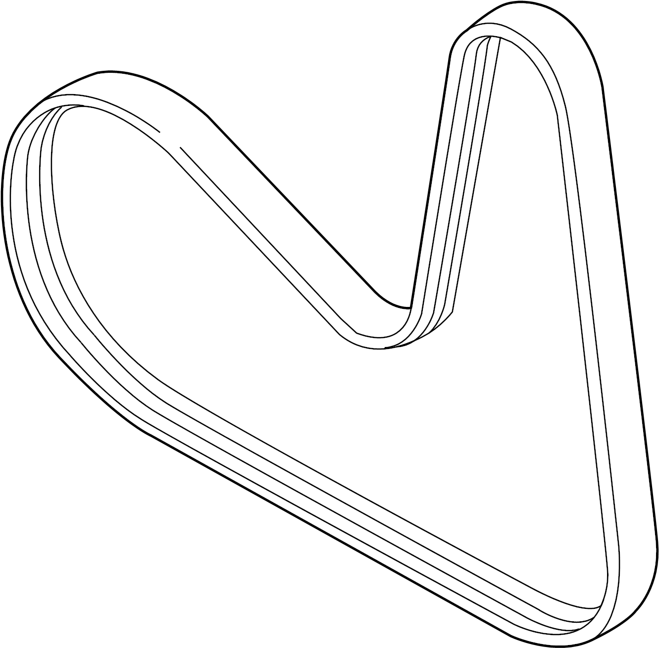 Serpentine Belt 06J-260-849-F - View 8