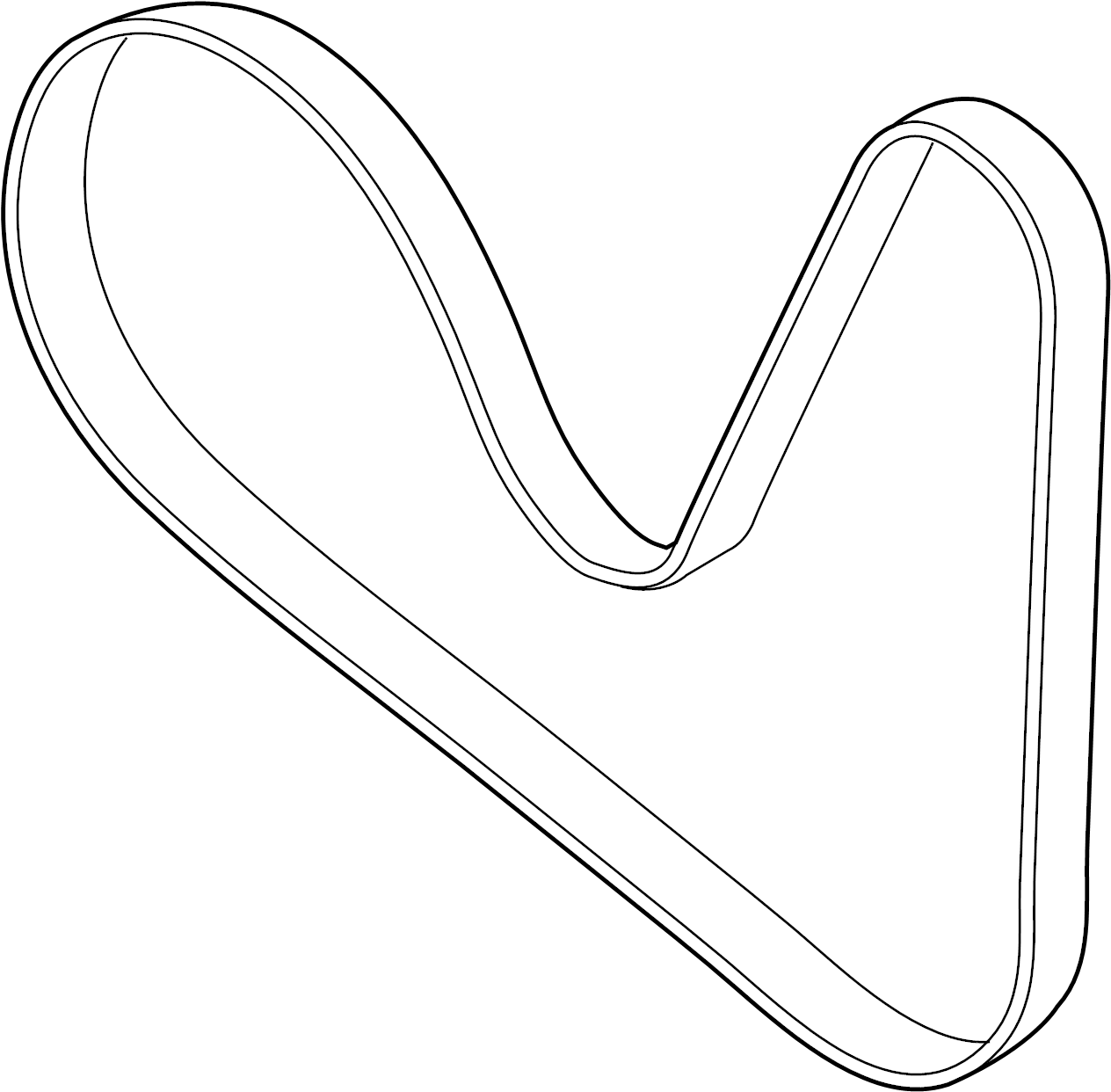 Serpentine Belt 06J-260-849-F - View 6