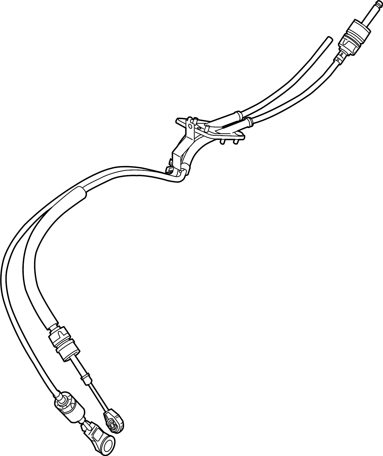 Shift Control Cable 1K0-711-265-AS