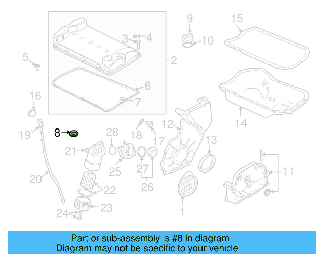 Engine Valve Cover Bolt O 022-103-484-F - View 16