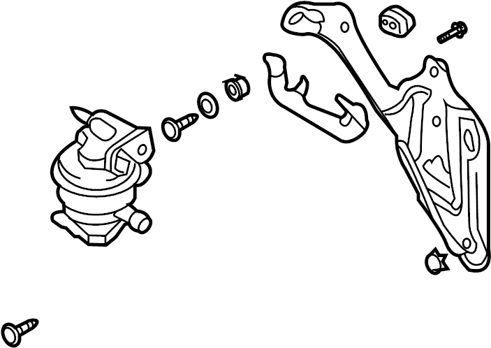 Evaporative Emissions System Leak Detection Pump 1K0-906-201-D - View 3