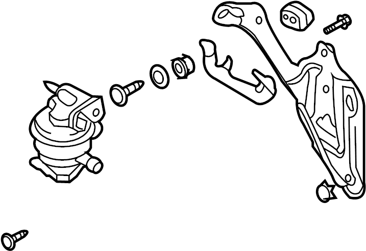 Evaporative Emissions System Leak Detection Pump 1K0-906-201-D - View 4
