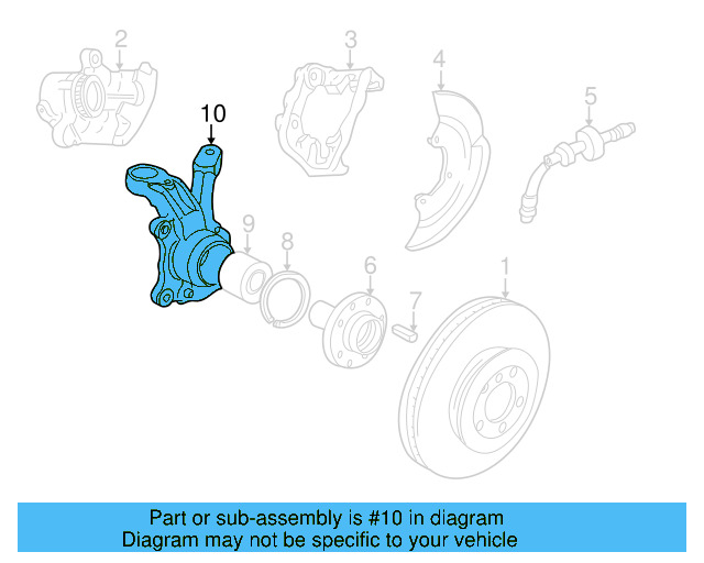 Knuckle 7D0-407-257-D - View 3