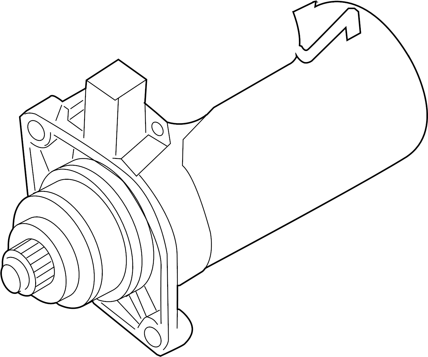 Starter Motor 02M-911-024-P - View 5