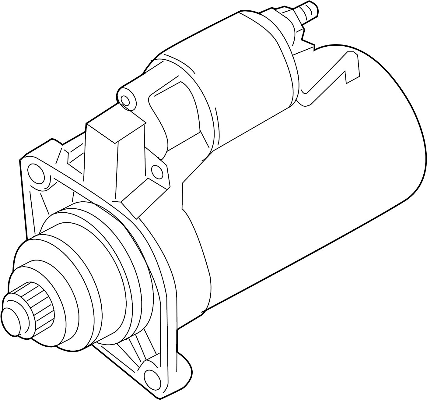 Starter Motor 02M-911-024-P - View 3