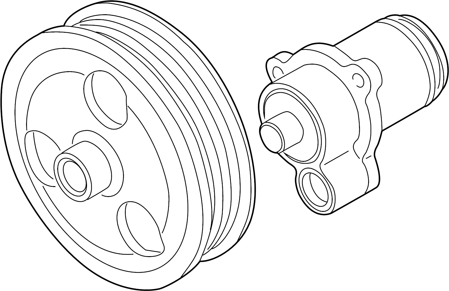 Engine Water Pump 07K-121-011-B - View 11