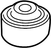 Lower Control Arm Rubber Mount 5C0-407-183-A - View 3