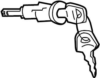 Ignition Lock Cylinder 107-905-855-CH - View 9