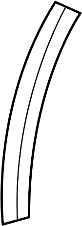 Wheel Opening Molding 3CN-853-717-B-9B9