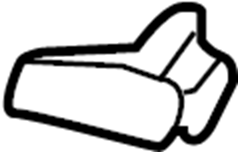 Lower Center Pillar Trim Clip 4A0-867-276-B - View 56