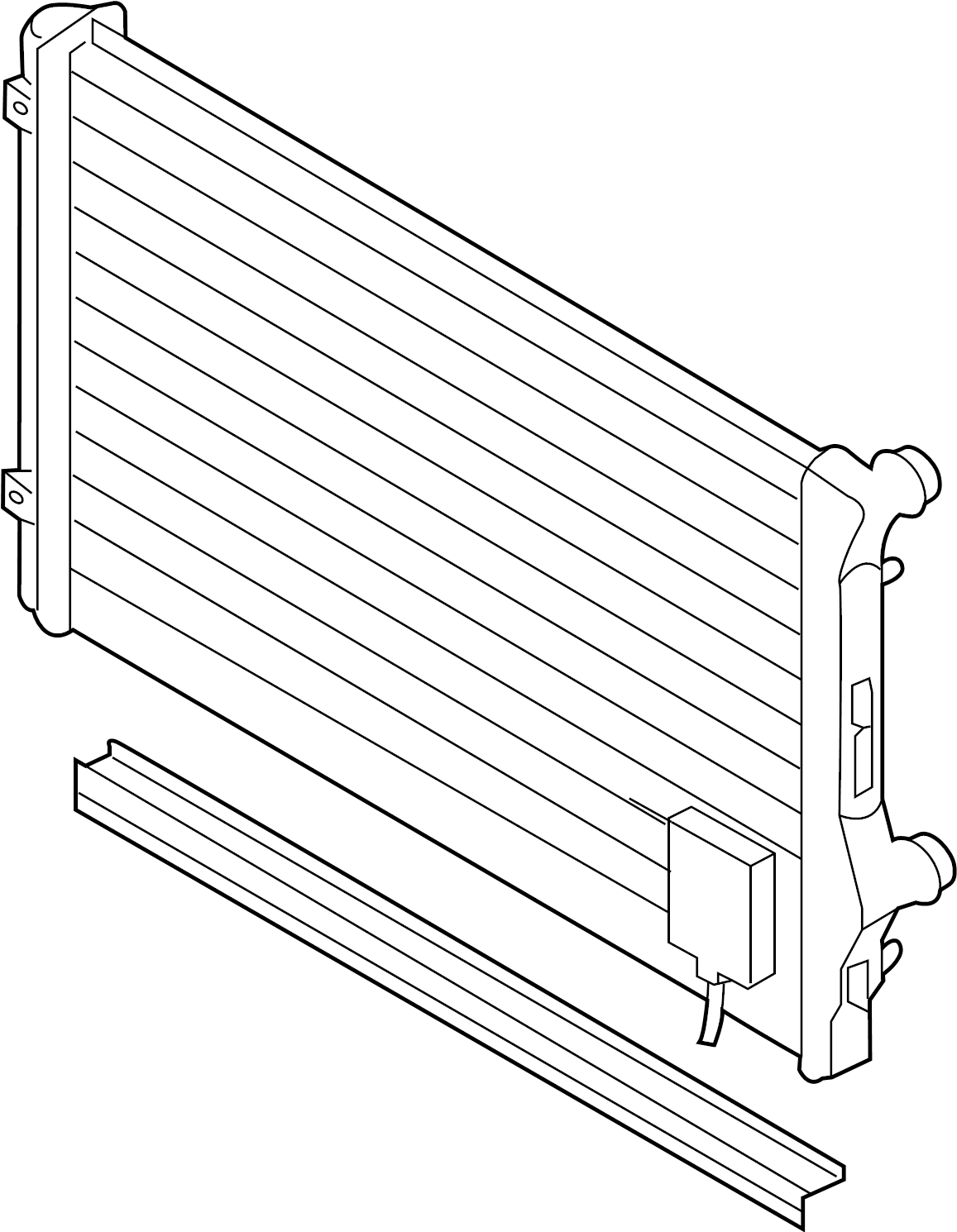 Radiator 1K0-198-251-CS - View 2