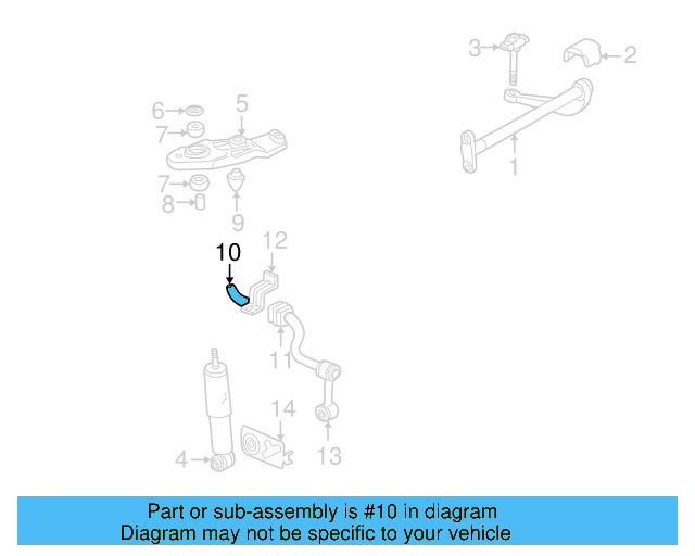 Stabilizer Bar 701-411-025-H - View 3