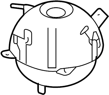 Engine Coolant Reservoir 1J0-121-407-F - View 3