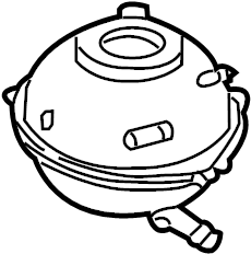 Engine Coolant Reservoir 1J0-121-407-F - View 4