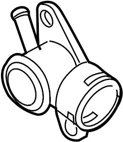 Engine Coolant Outlet Flange 06J-121-132-G - View 3