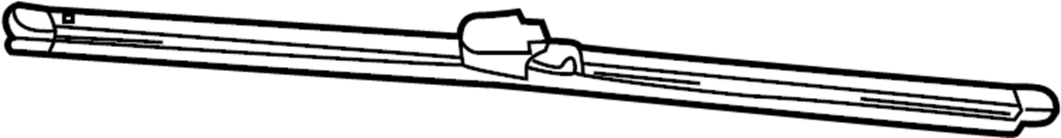 Back Glass Wiper Blade 1K9-955-427 - View 2