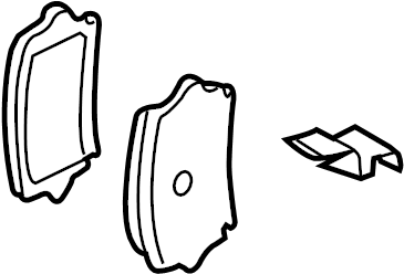 Brake Pads Rear 1K0-698-451-K