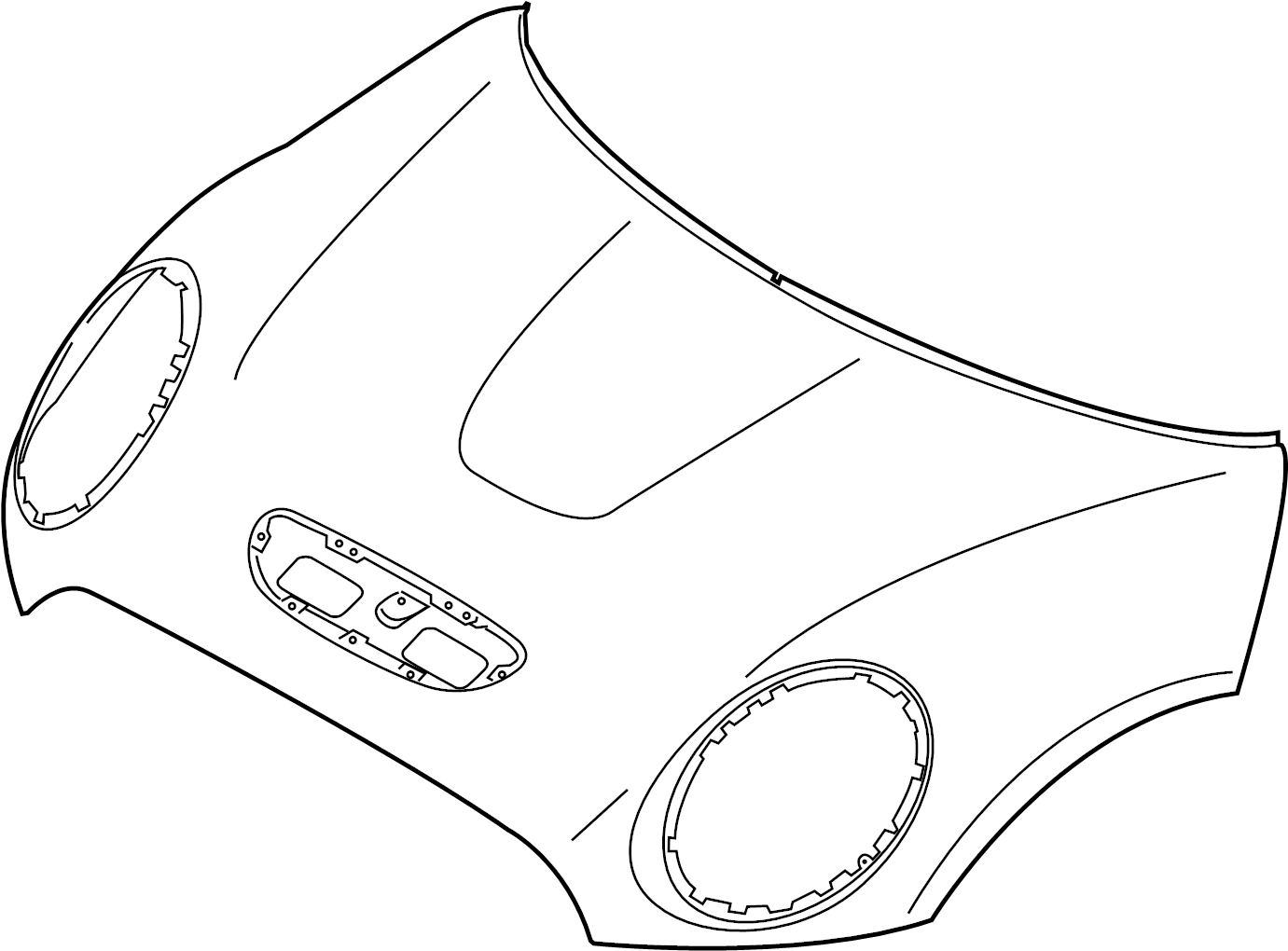 Hood 5NN-823-031-B - View 2