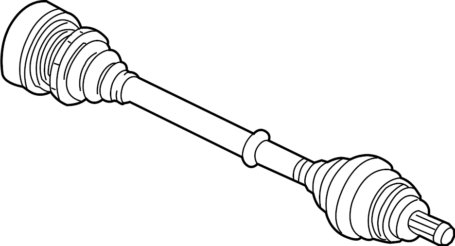 Axle Assembly 3C0-407-271-AJ - View 3
