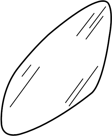 Mirror Glass 5N0-857-522-A - View 2