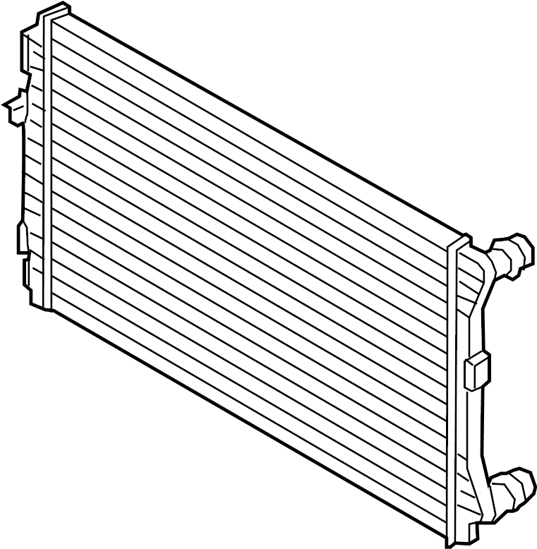 Radiator 5C0-121-251-L - View 2