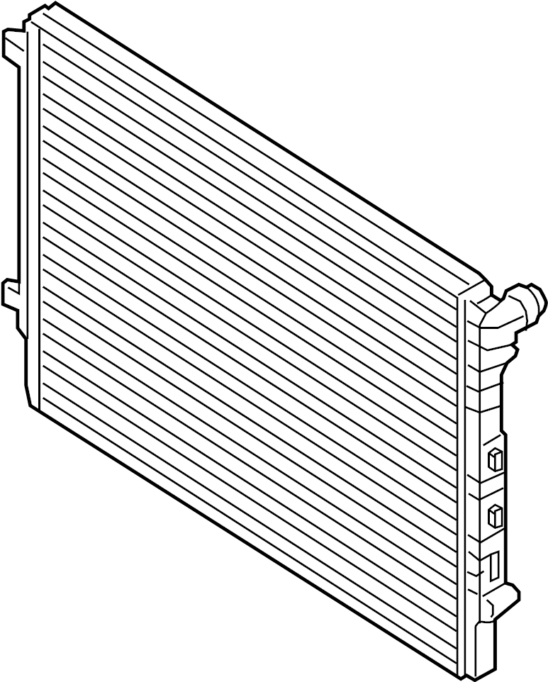 Radiator 5C0-121-251-L