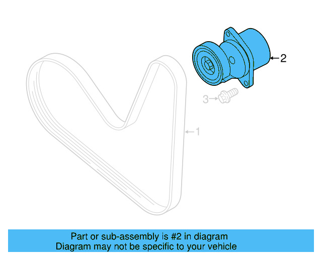 Accessory Drive Belt Tensioner Assembly 06L-903-133-F - View 22