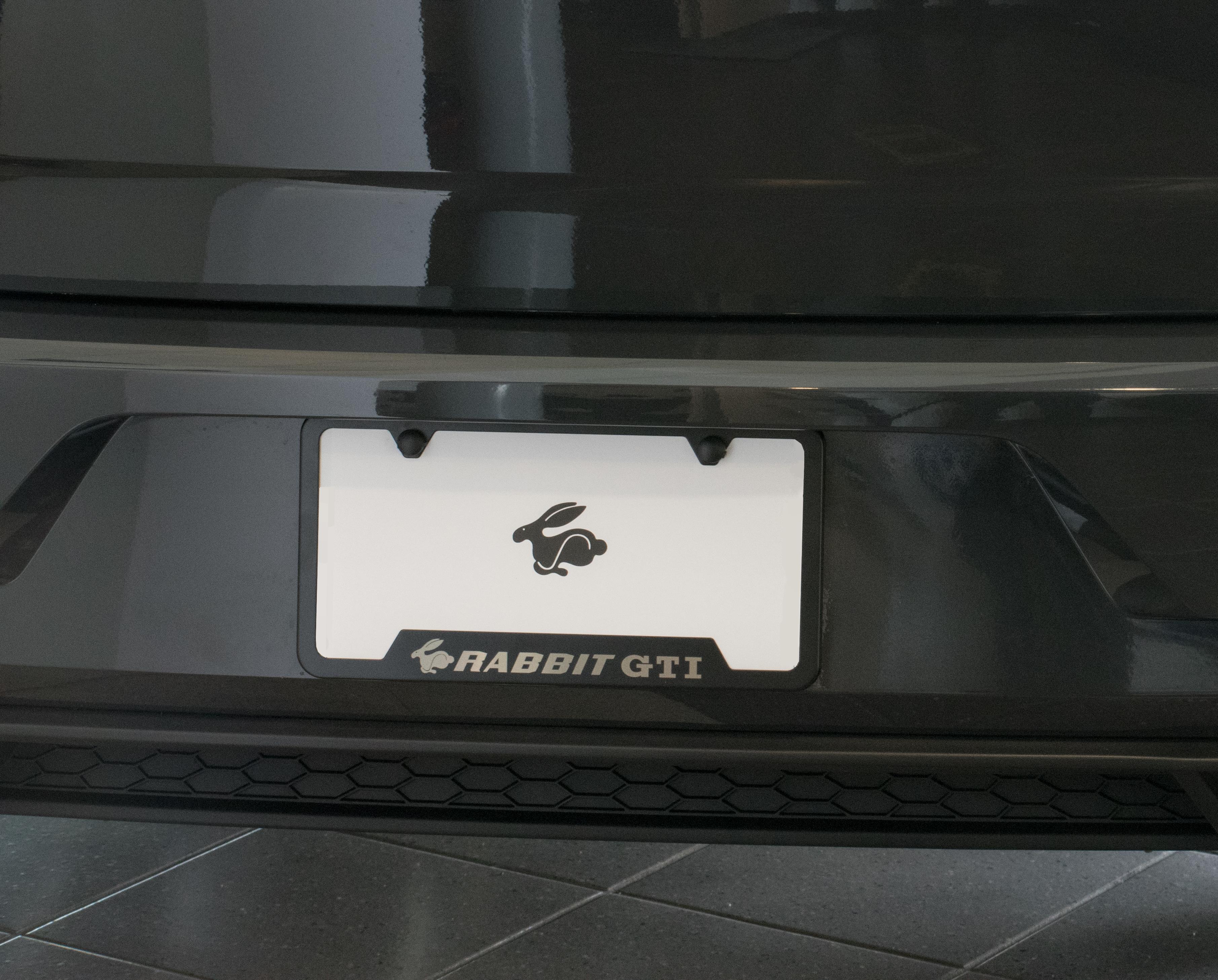 Rabbit Gti License Plate Frame Kit 5G0-087-700 - View 3