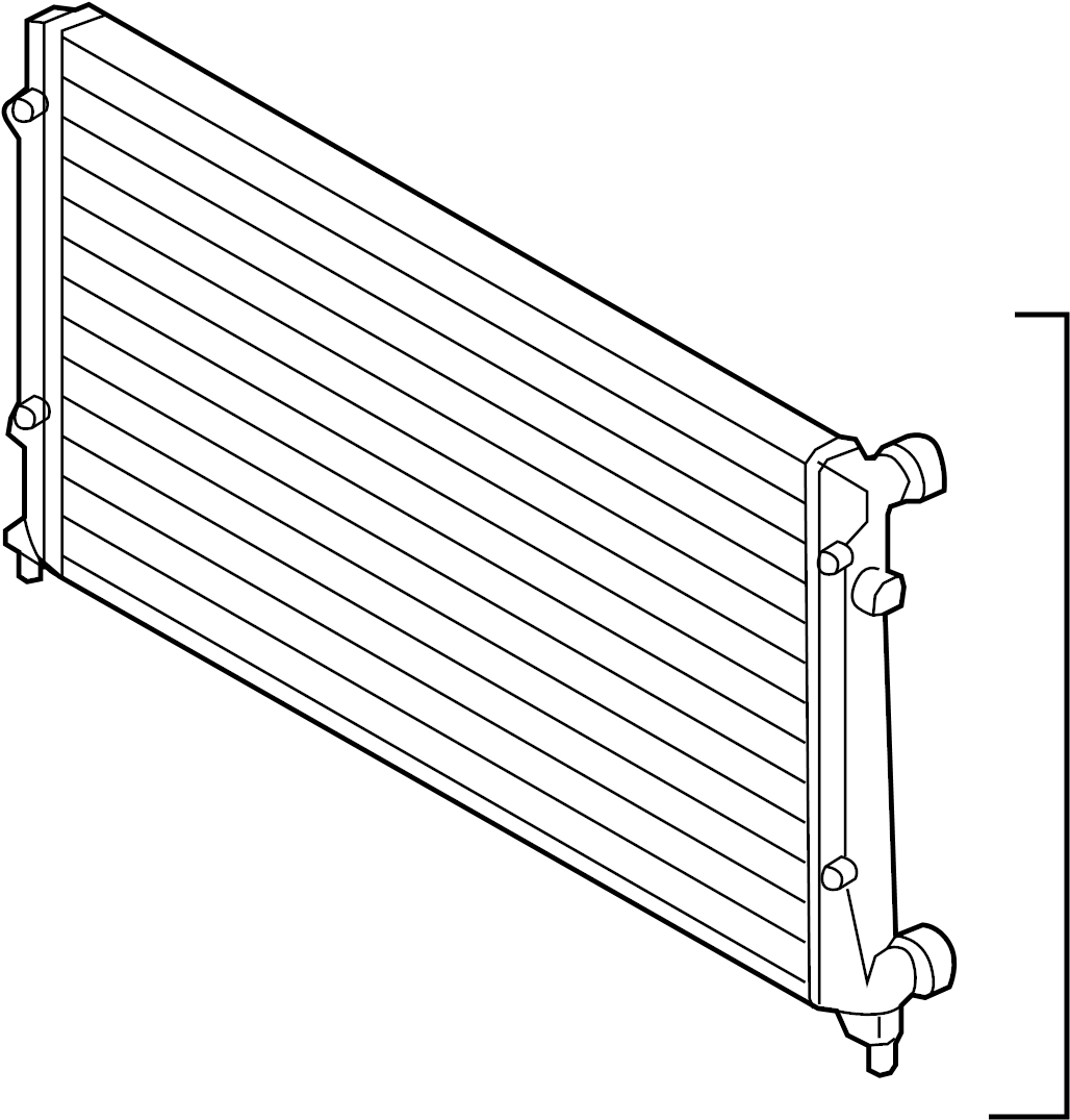 Radiator 1K0-121-251-AB