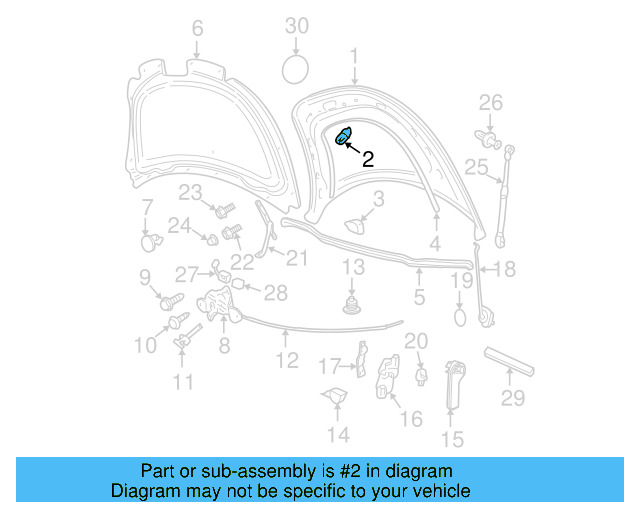 Hood Bumper 357-827-500-A - View 13
