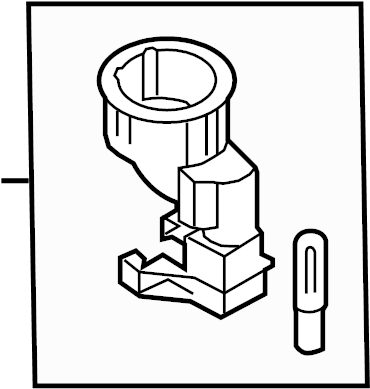 12 Volt Accessory Power Outlet Housing 1J0-919-341-A