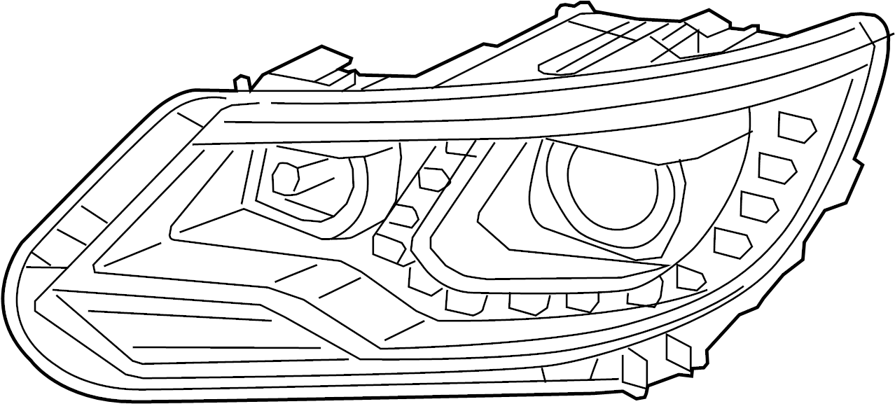 Headlamp Assembly 5N0-941-753-B - View 2