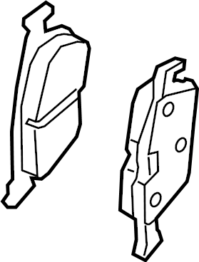 Brake Lining Rear 3Q0-698-451-N