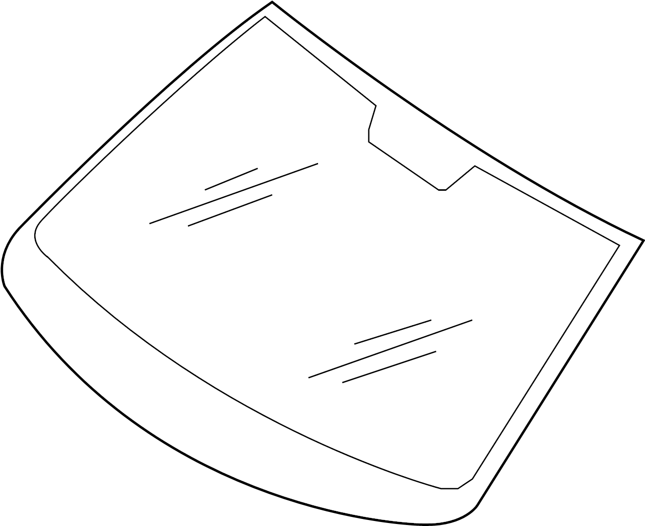 Windshield 5N0-845-011-AE-NVB