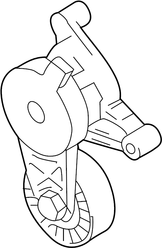 Accessory Drive Belt Tensioner Assembly 038-903-315-AN - View 4